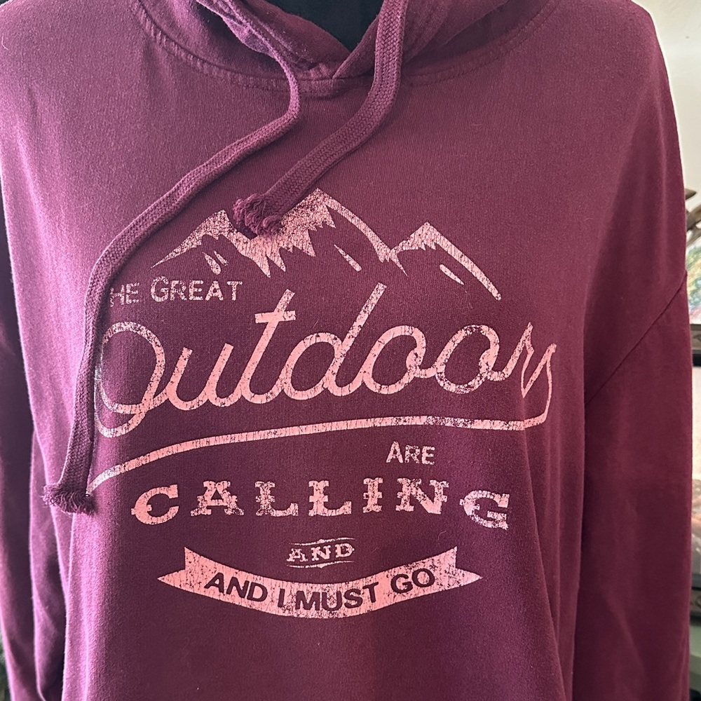 Women’s Purple Hoodie Sweater - Picture 2 of 10